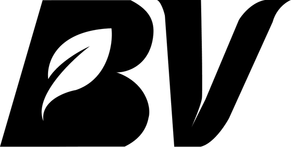 The BV mark in black on Pear Green